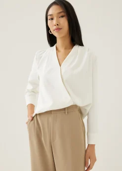 Ada V-neck Wrap Blouse