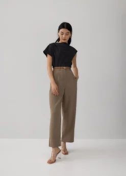 Adele Asymmetrical Drape Blouse