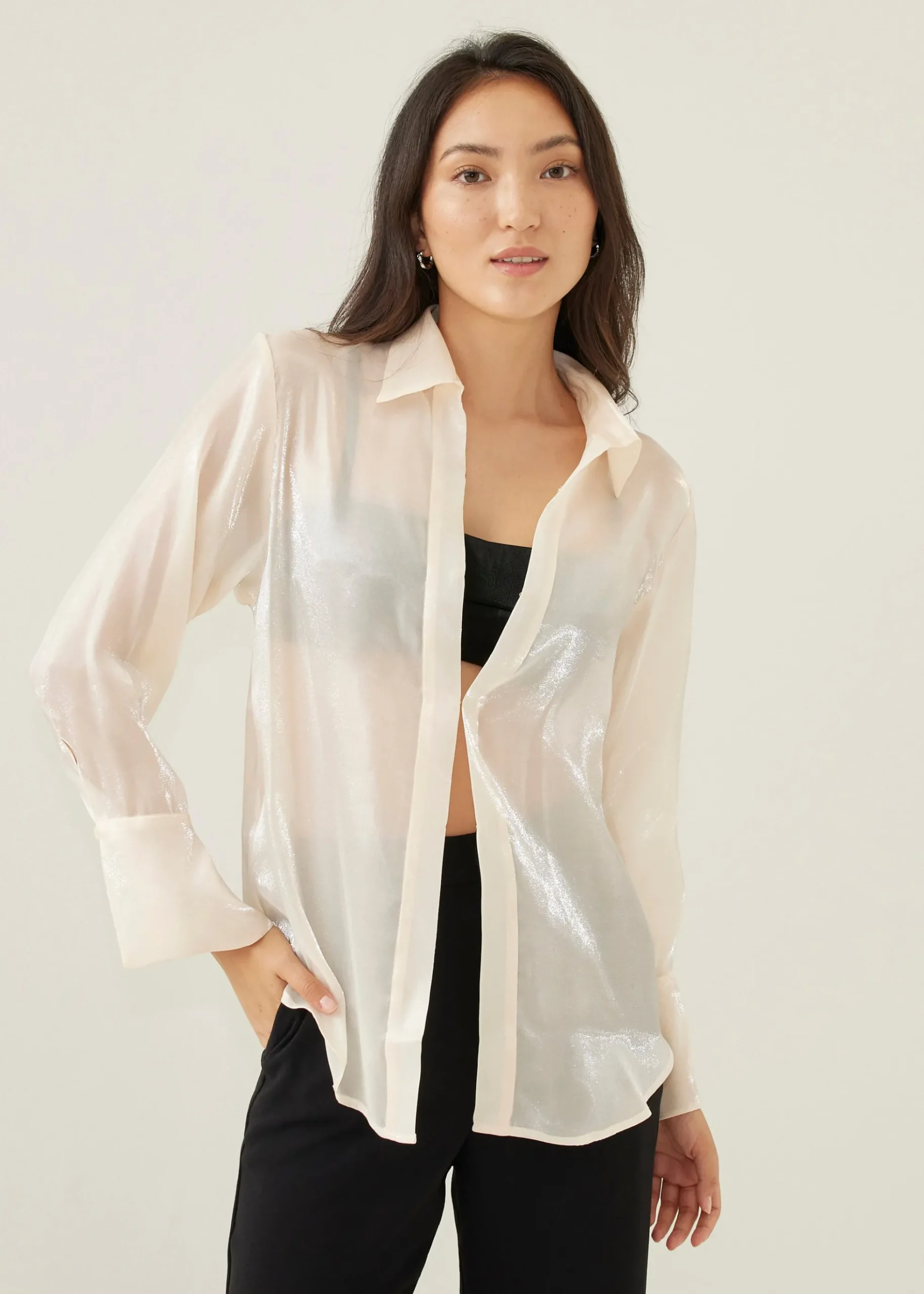 Adelia Tailored Collared Shirt