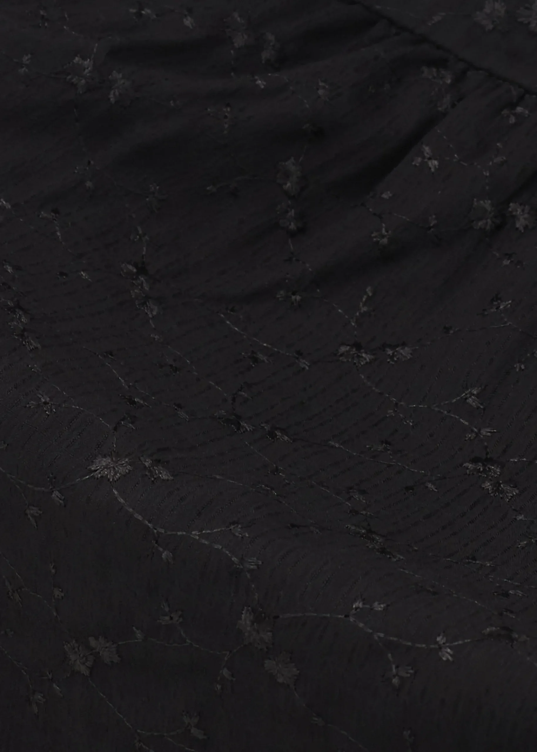 Adora Embroidered Grosgrain Midi Dress