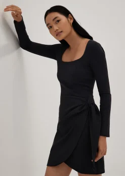 Aerin Wrap Mini Dress
