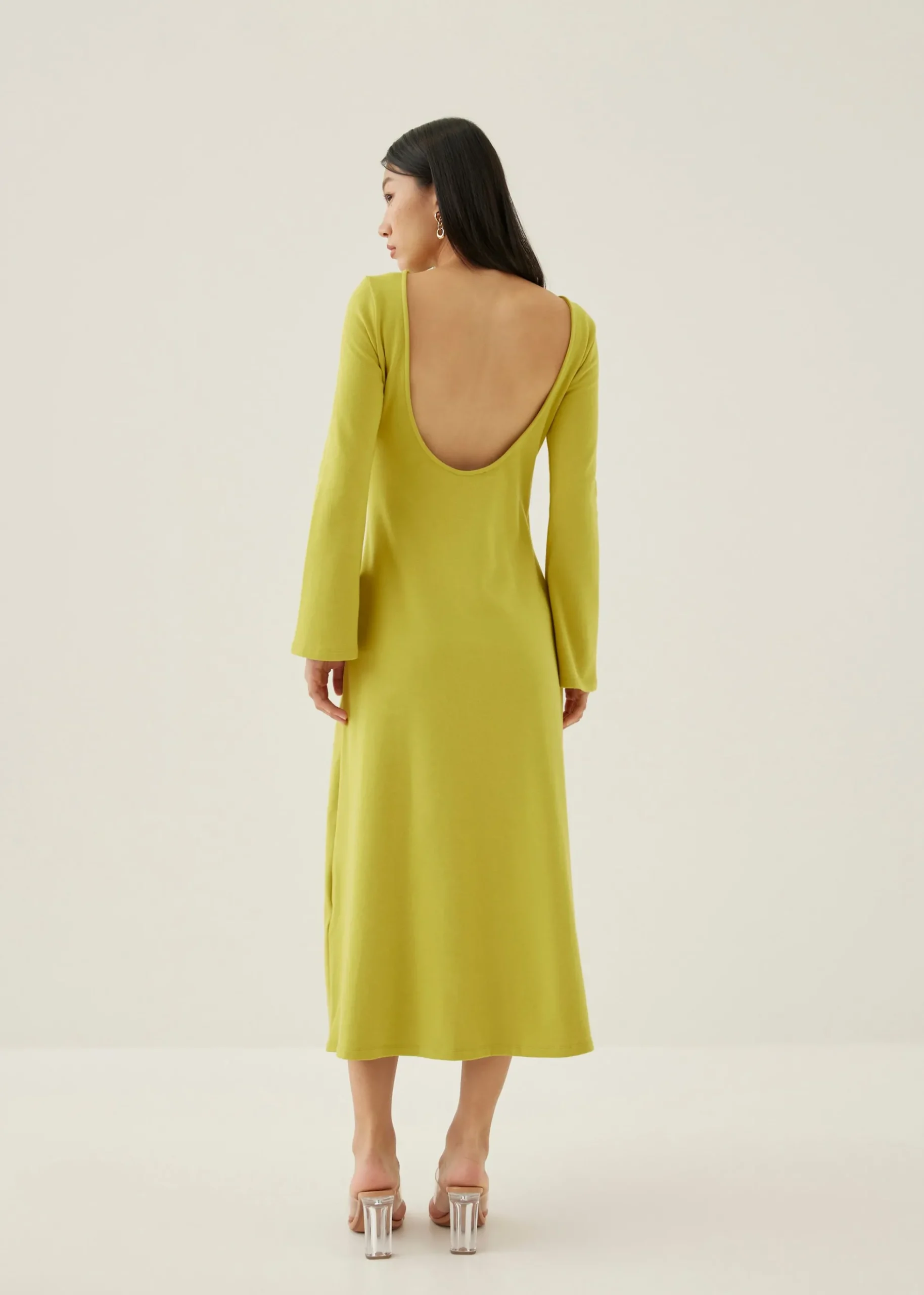 Aivee Jersey Column Midaxi Dress