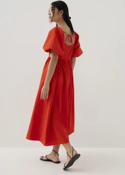 Alai Puff Sleeve Fit & Flare Midaxi Dress