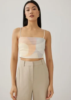 Alejandra Padded Camisole in Simple Pleasures