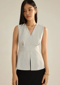 Alicia Melange Peplum Top