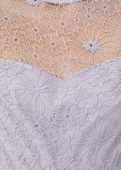 Alisha Lace Overlay Pencil Dress