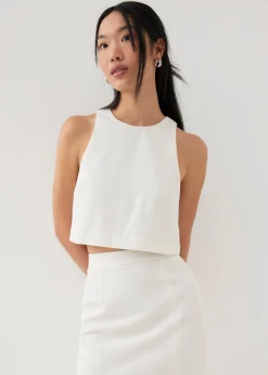 Alissa Tweed Crop Tank Top