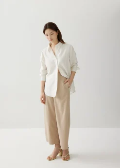 Alvina Relaxed Striped Linen Shirt