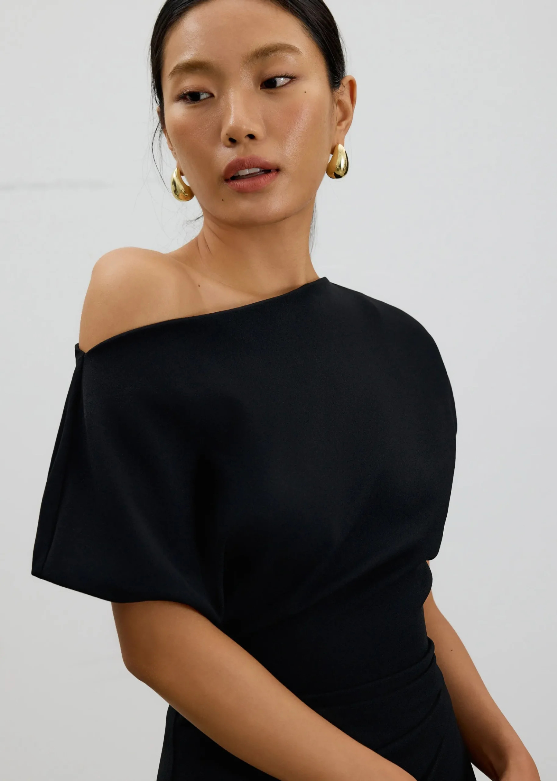 Amala Multi-way Drape Midi Dress