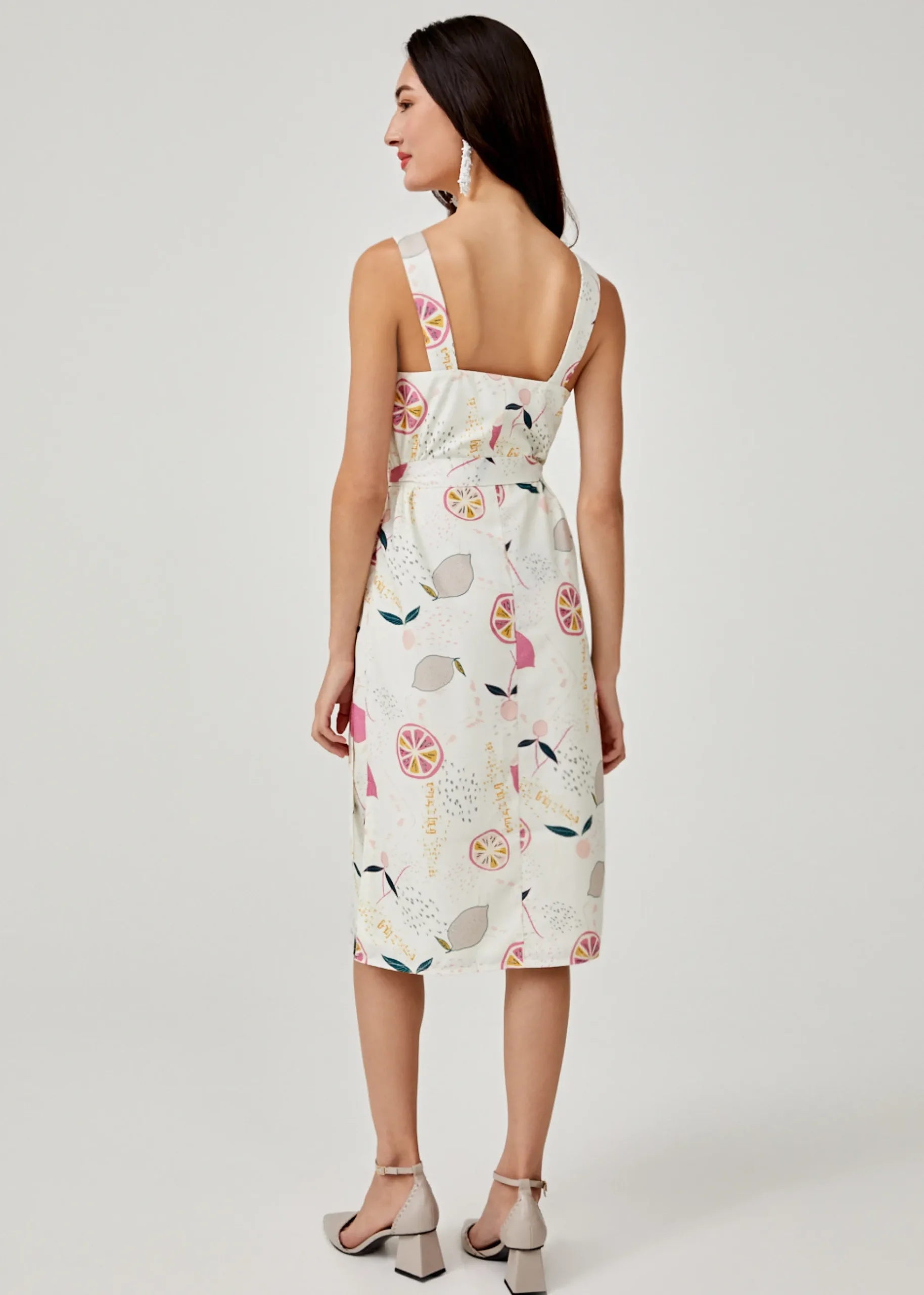 Amboree Sash Tie Camisole Dress in Tutti Frutti