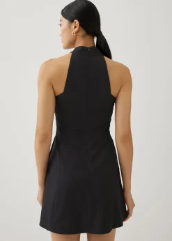 Analisse Linen Halter Neck Dress