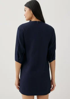 Anella Linen Shift Dress