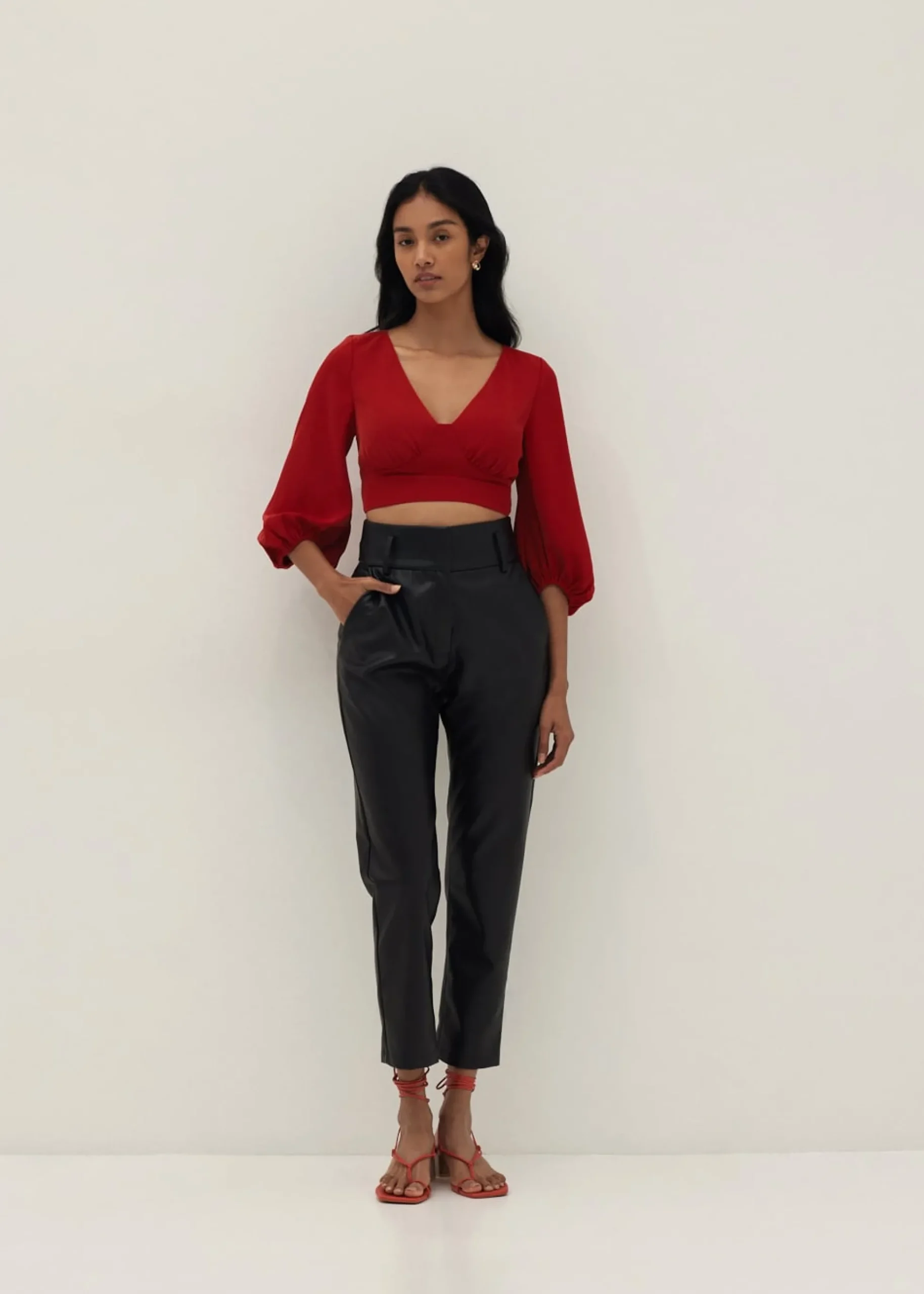 Angeline Padded Back Tie Top