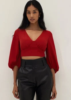 Angeline Padded Back Tie Top