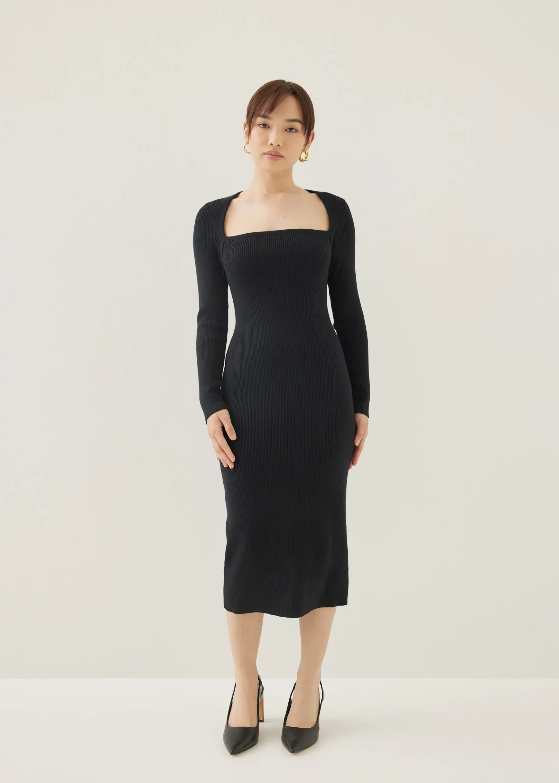 Anitha Knit Bodycon Midi Dress