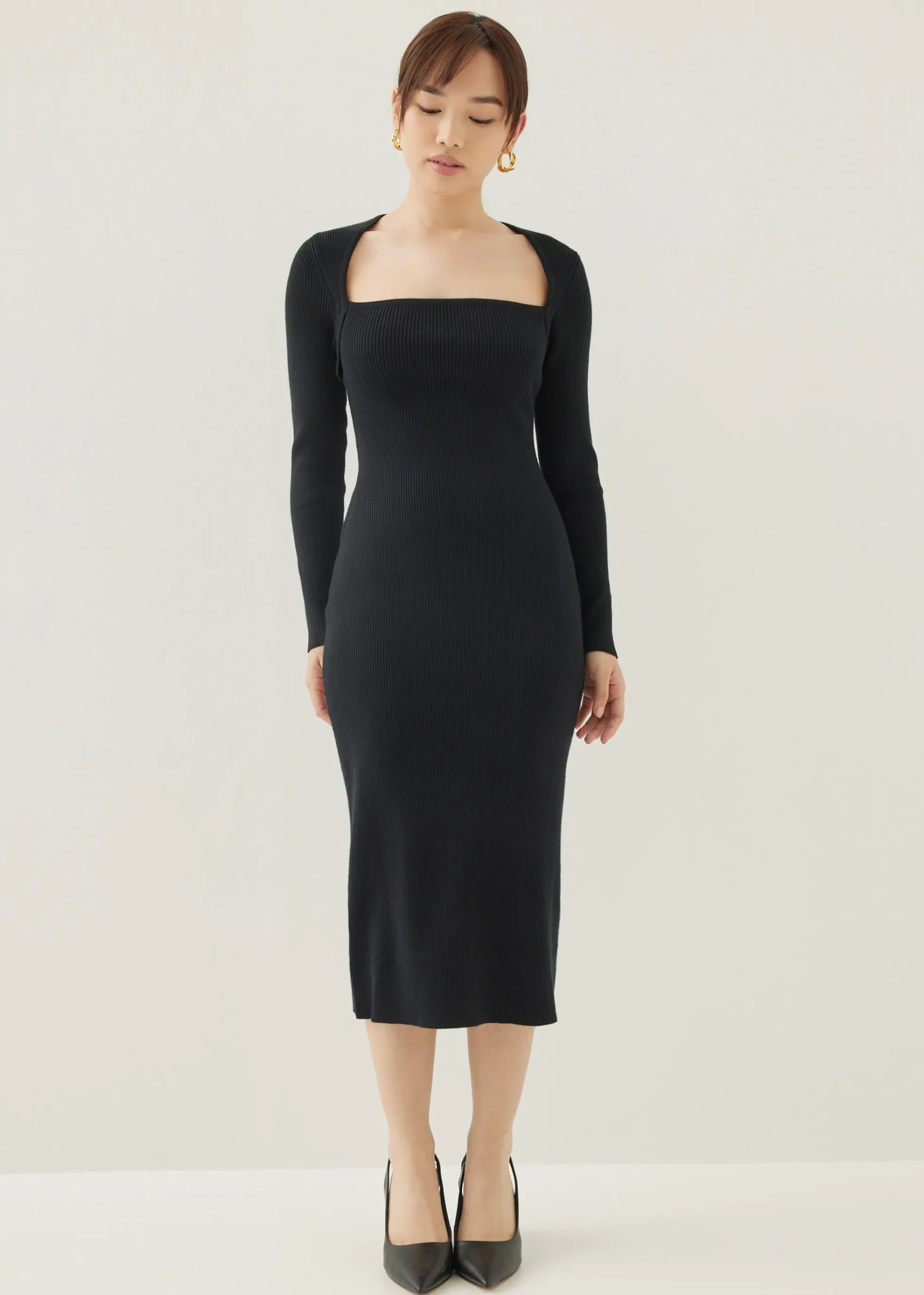 Anitha Knit Bodycon Midi Dress