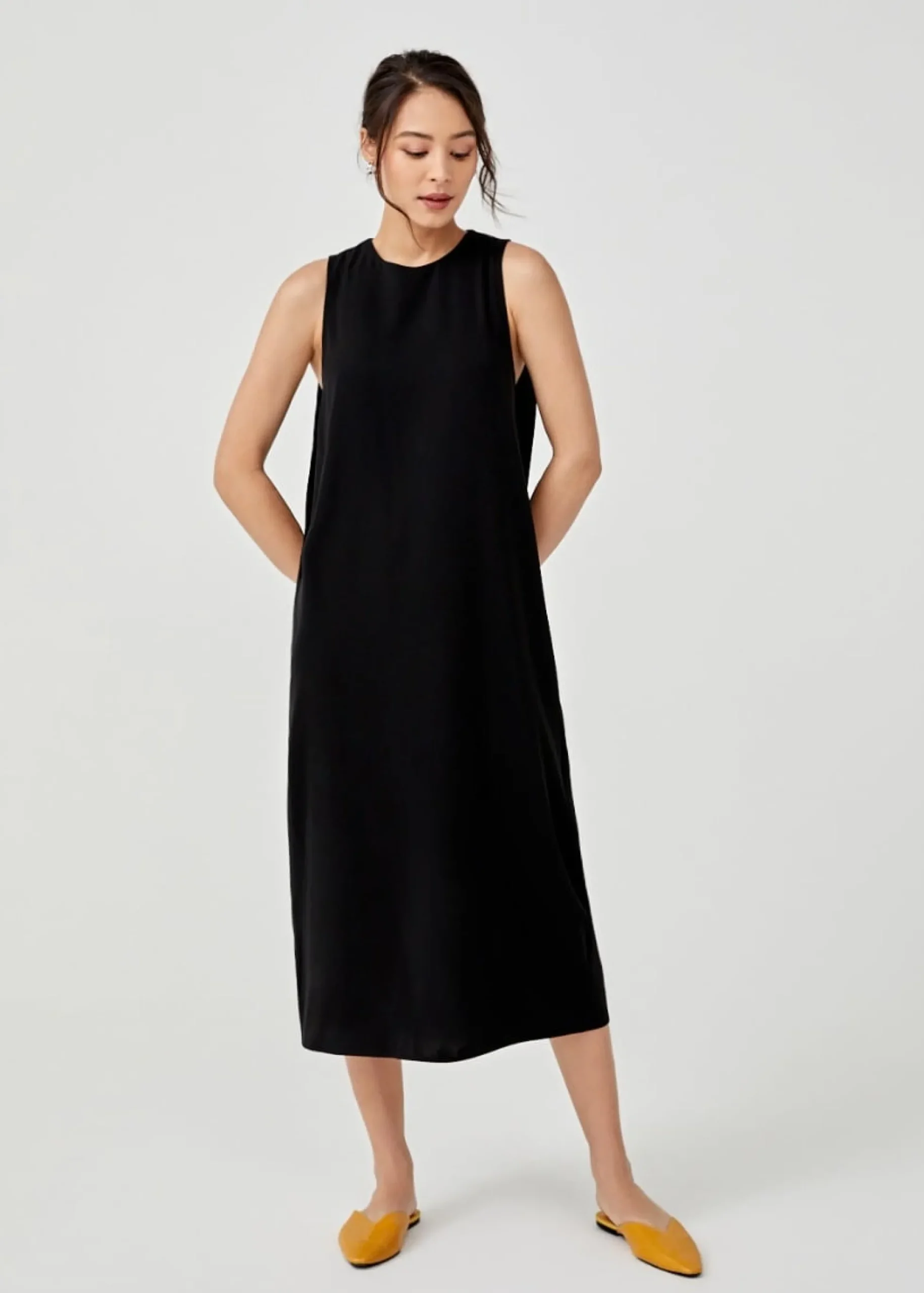 Anitra Shift Midaxi Dress