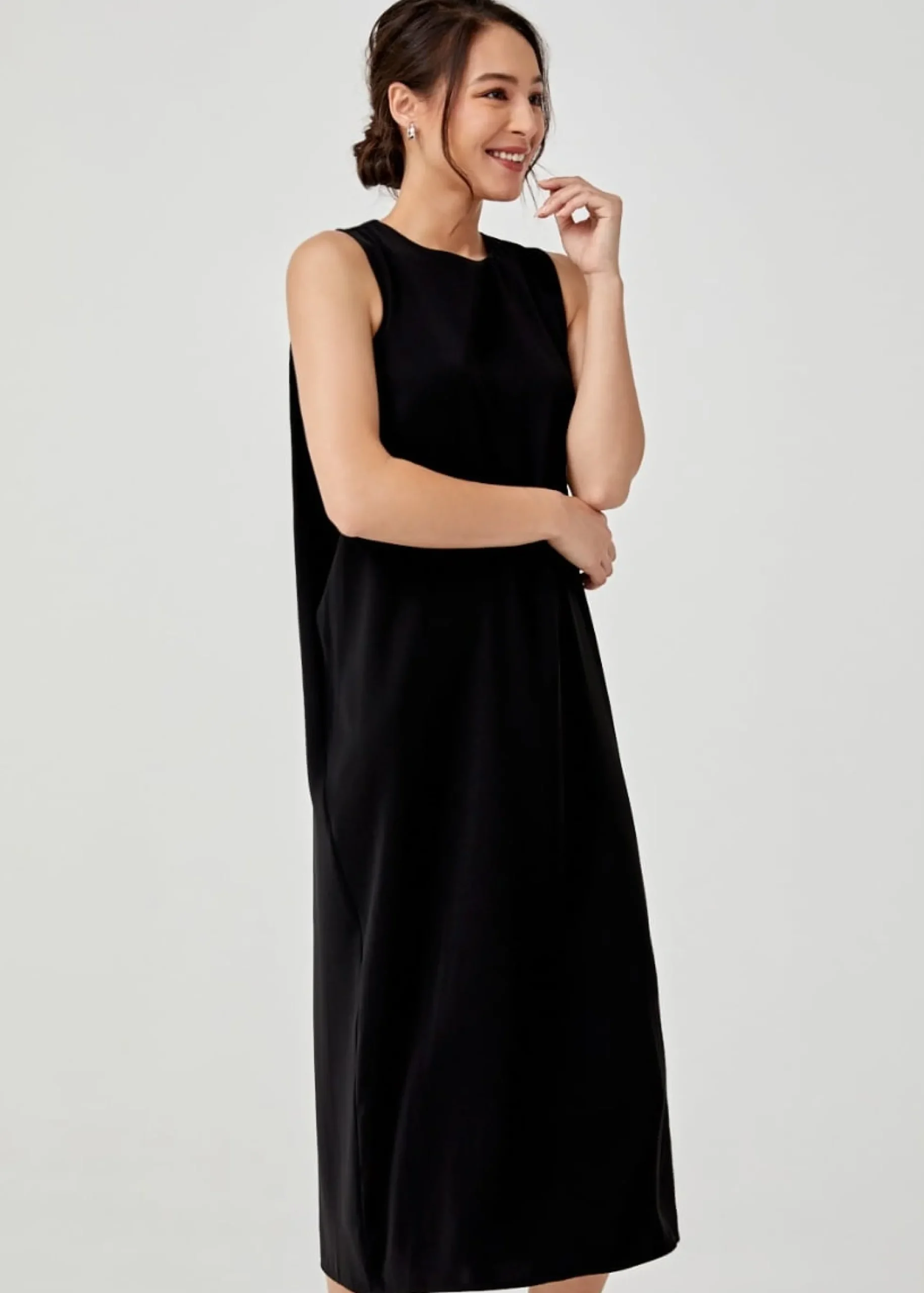 Anitra Shift Midaxi Dress