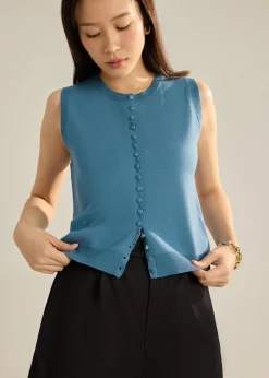 Anjali Scallop Edge Knit Top