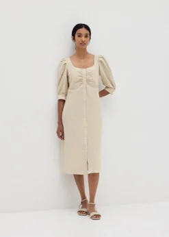 Anniston Puff Sleeve Shirt Dress