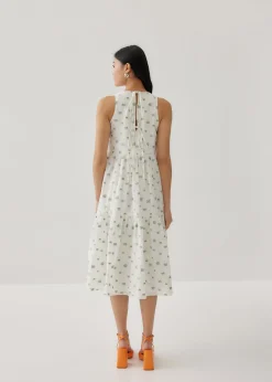 Ansel Jacquard Drop Waist Flare Dress