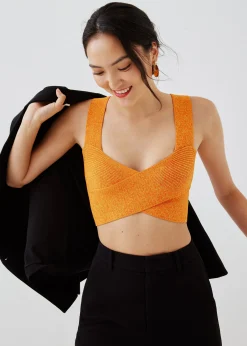 Ansley Knit Reversible Crop Top