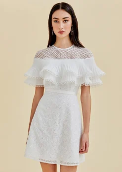 Anthea Tiered Broderie Anglaise Dress