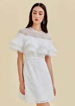 Anthea Tiered Broderie Anglaise Dress