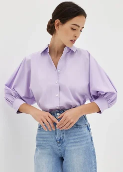 Anzel Cotton Puff Sleeve Shirt
