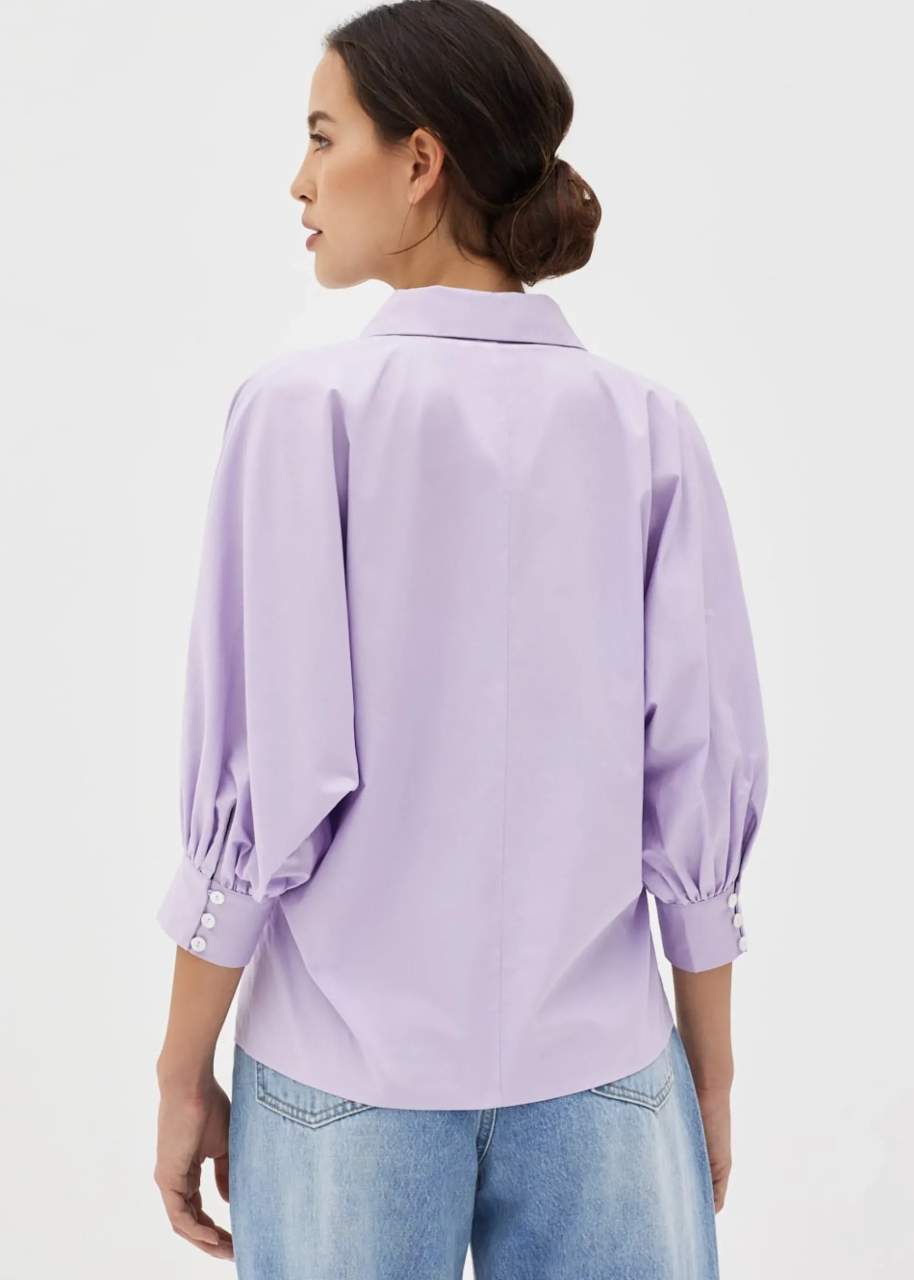 Anzel Cotton Puff Sleeve Shirt
