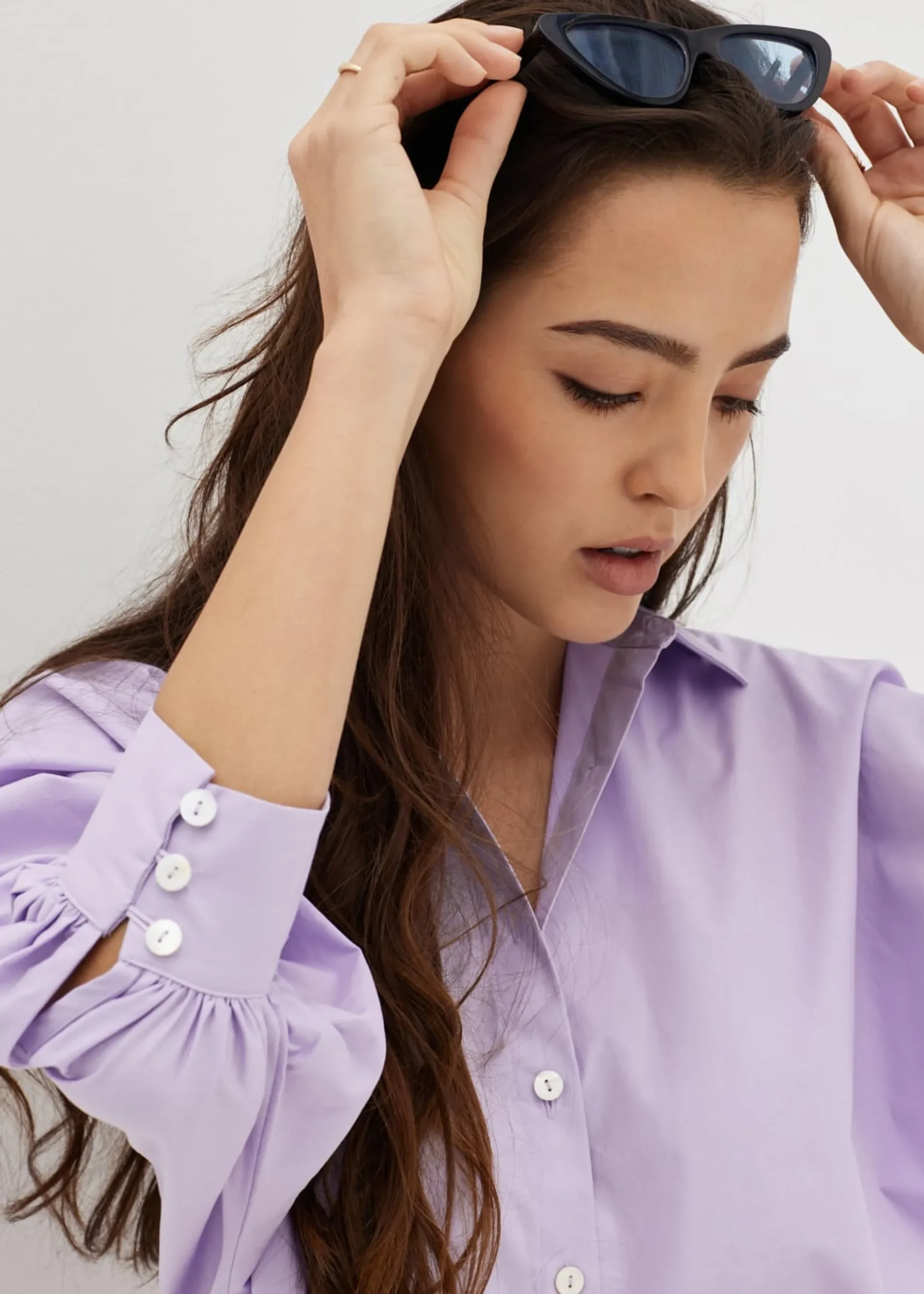 Anzel Cotton Puff Sleeve Shirt