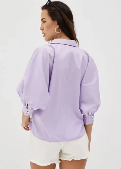 Anzel Cotton Puff Sleeve Shirt