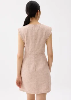 Aria Tweed A-line Mini Dress
