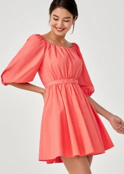 Arica Puff Sleeve Mini Dress
