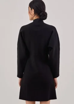 Arina Mock Neck Knit Dress