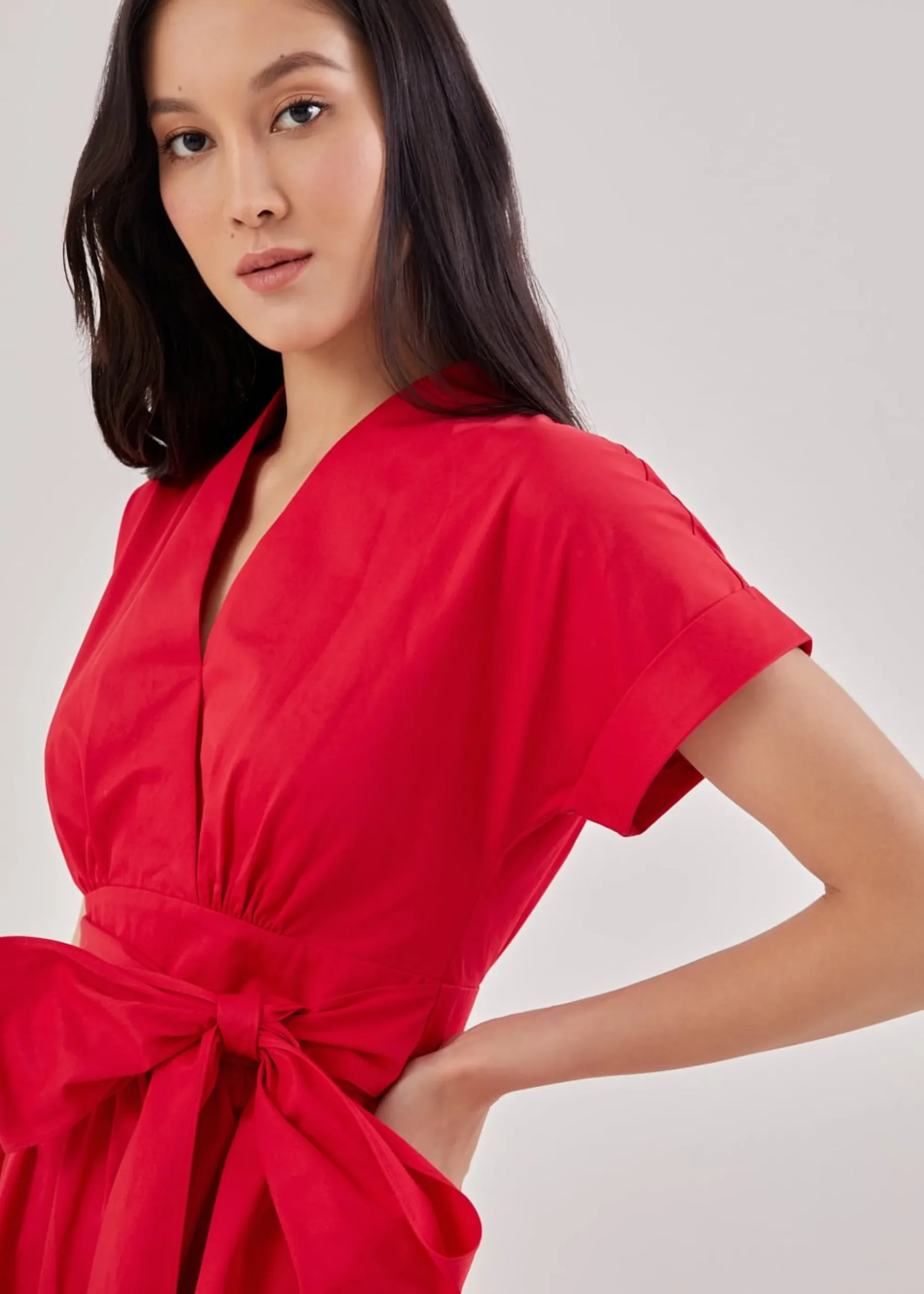Arina Sash Wrap Dress