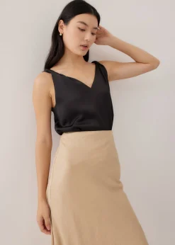 Arisse Satin Shell Top