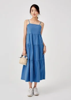 Arrietta Ruffle Hem Maxi Dress