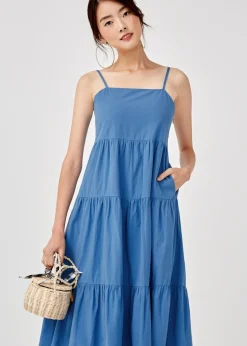 Arrietta Ruffle Hem Maxi Dress