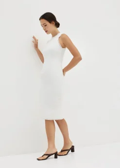 Asten Tweed Bodycon Midi Dress