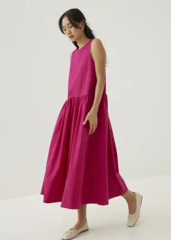 Astie Drop Waist Midaxi Dress