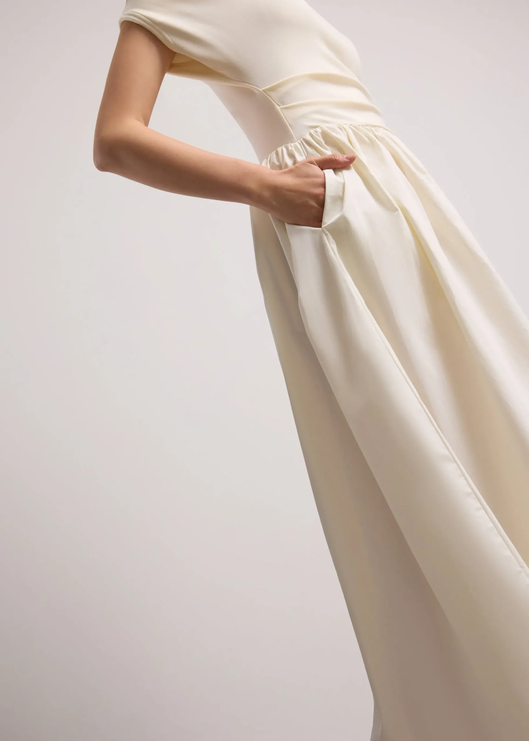 Asymmetric Fit & Flare Midaxi Dress