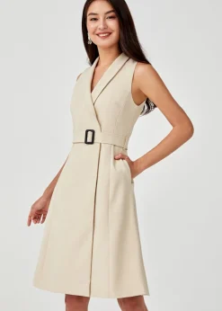 Auralia Belted Vest Dress