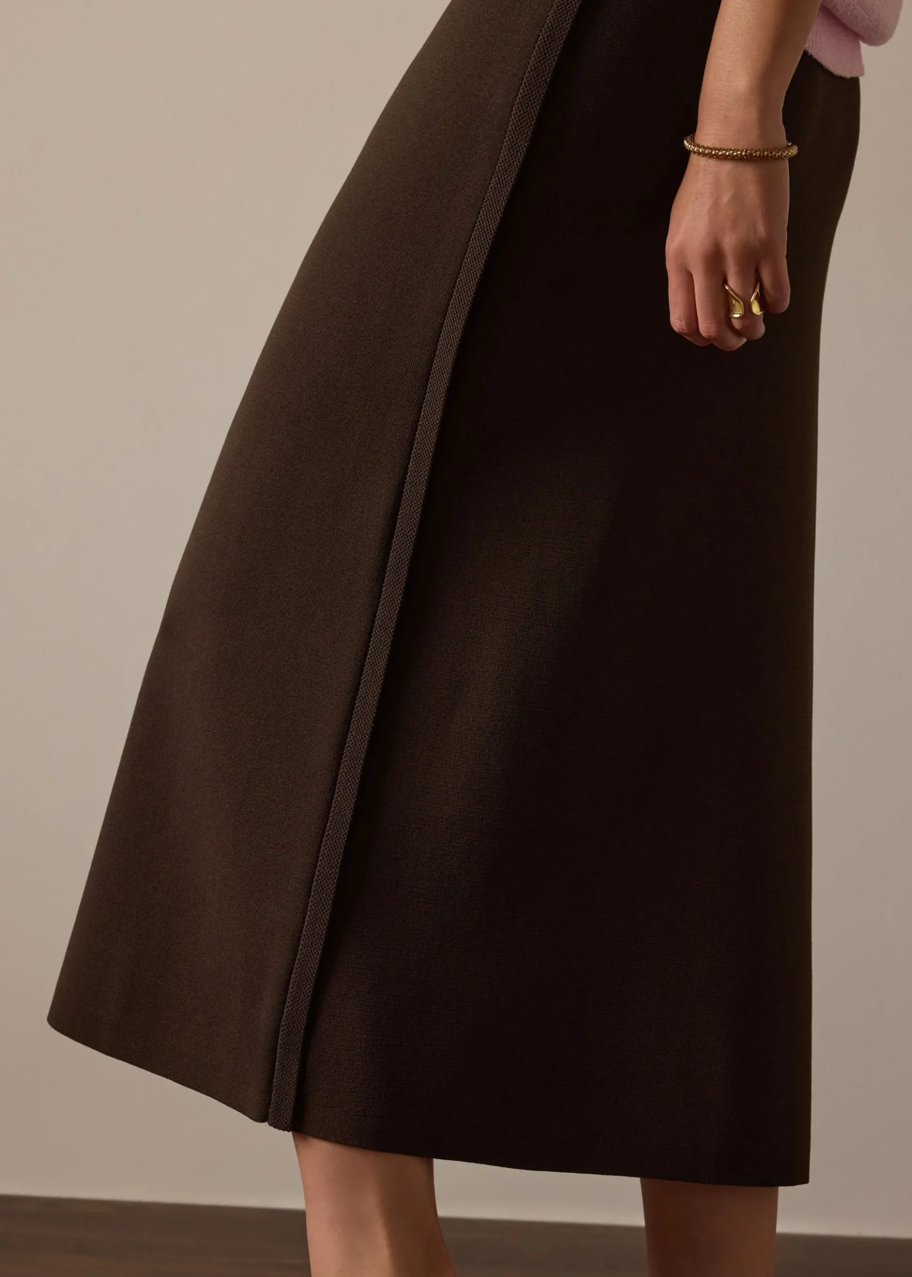 Ayami Knit A-line Midaxi Skirt