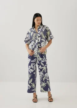 Azari Button Down Shirt in Tropical Breeze