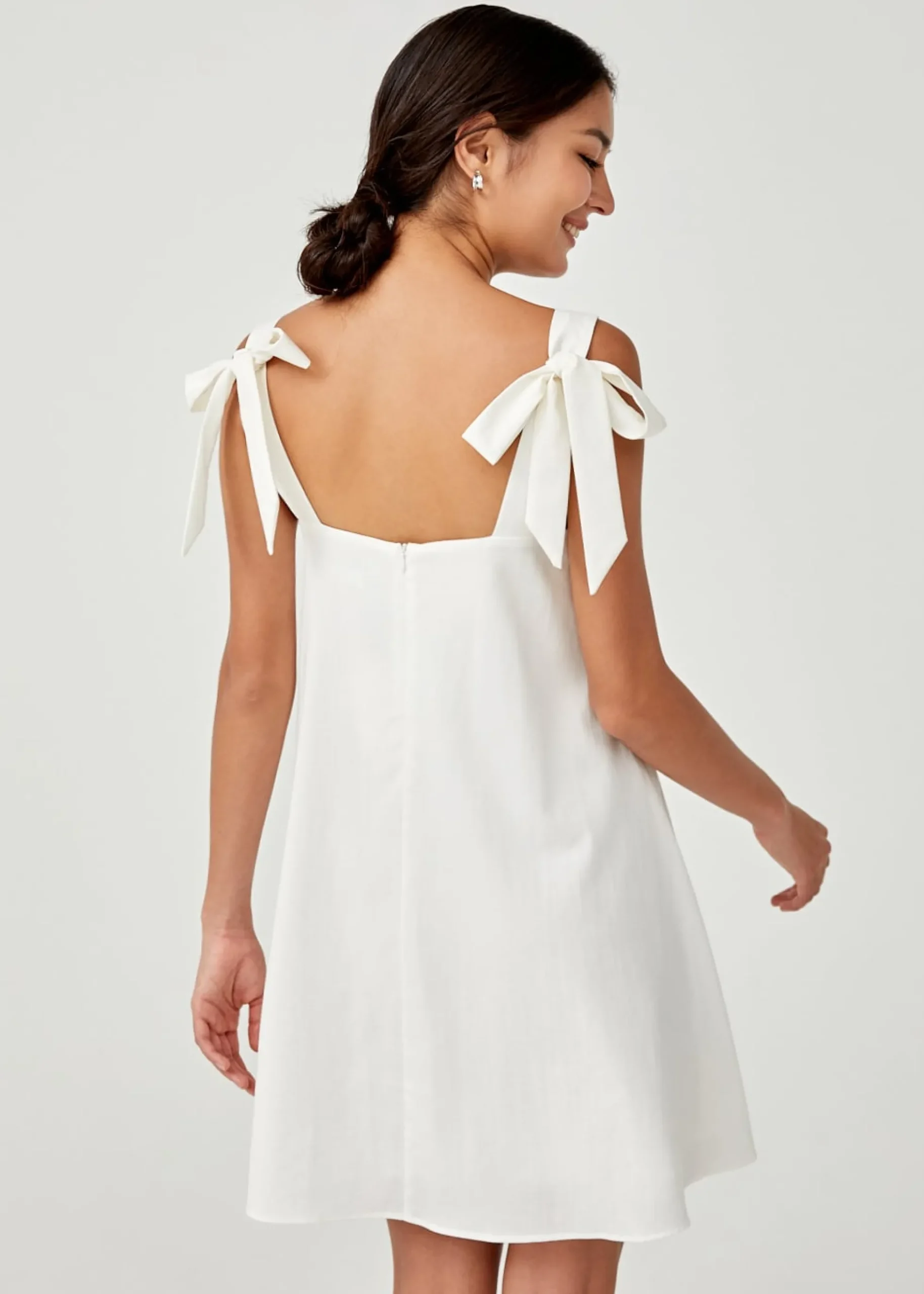 Basia Tie Shoulder Dress
