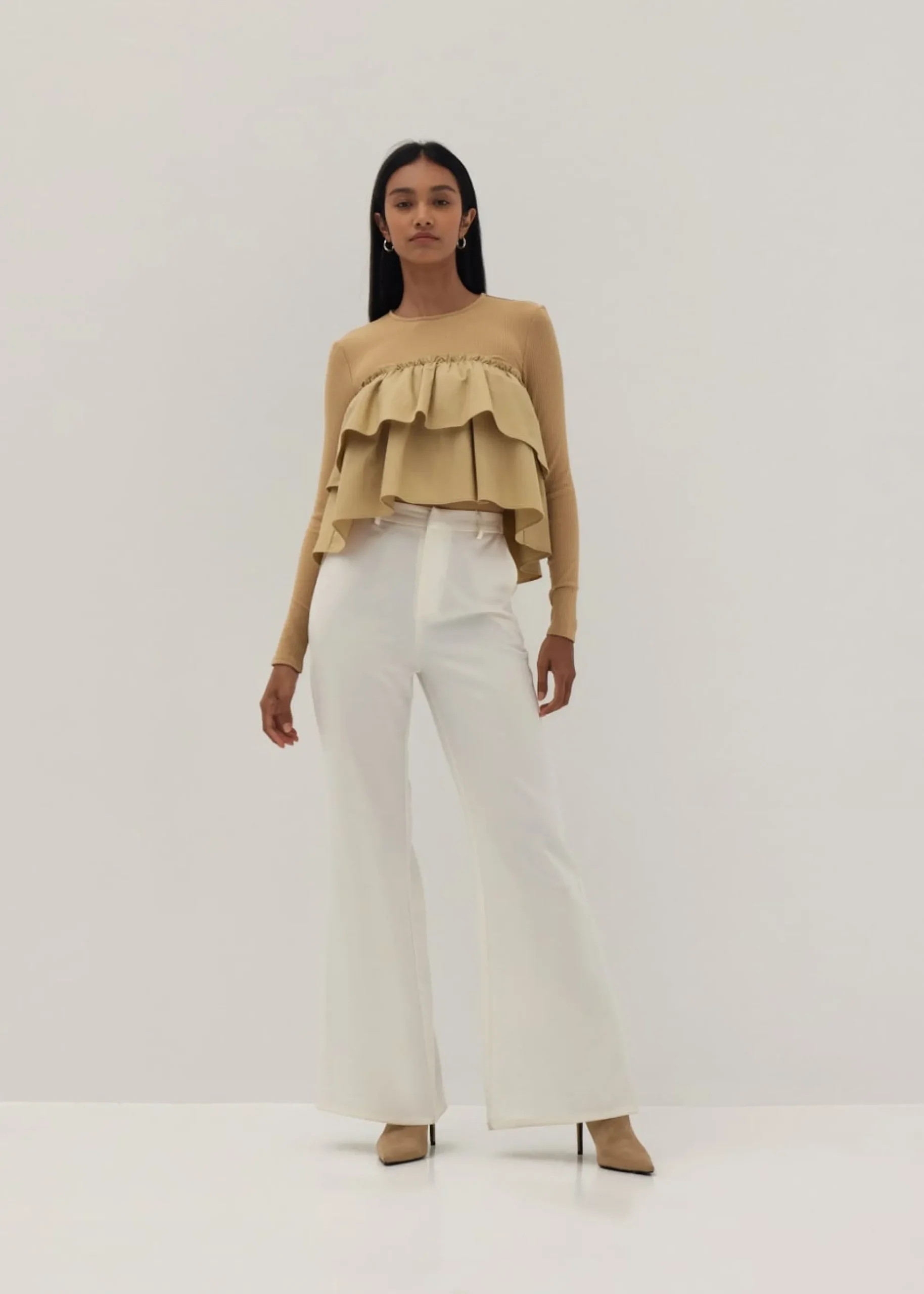 Bernice Tiered Frill Top