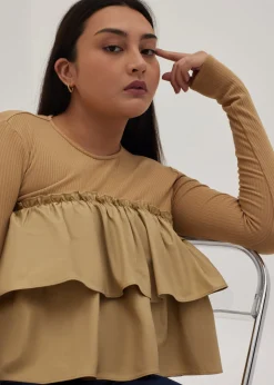 Bernice Tiered Frill Top