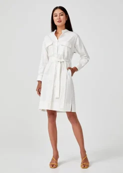 Bessie Sash Tie Shirt Dress