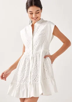 Bevelia Broderie Mini Dress